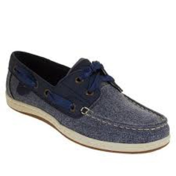Sperry Women’s Koifish Sparkle Chambray Boat Shoe - Picture 1 of 6